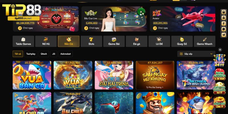 Khám phá ưu điểm nổi bật của game săn cá Tip88